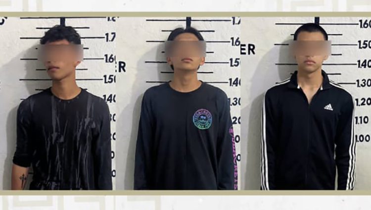 Refuerza SSC de San Pedro Cholula acciones para proteger los espacios públicos; detiene a tres jóvenes por grafiti