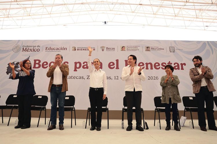 En Zacatecas, presidenta Sheinbaum anuncia Beca Gertrudis Bocanegra para universitarios