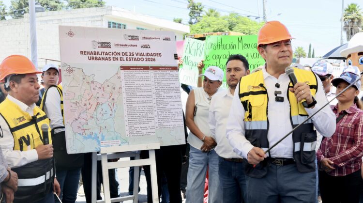 Avanza programa estatal de pavimentación 2026 con transparencia e inversión eficiente