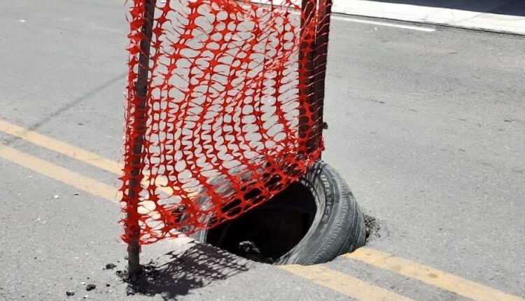 Agua de Puebla genera socavón por falta de mantenimiento a tuberías