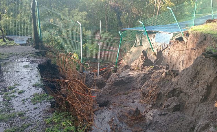 Lluvias causan estragos en el Parque Metropolitano y el Parque del Arte