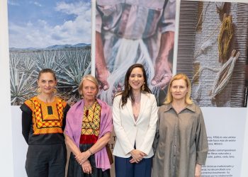 Secretaria Claudia Curiel de Icaza inaugura la primera exhibición temporal del Museo Textil de los Pueblos Indígenas y Afromexicanos