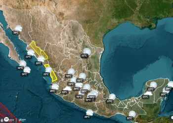 Posibles lluvias en varios Estados en el país