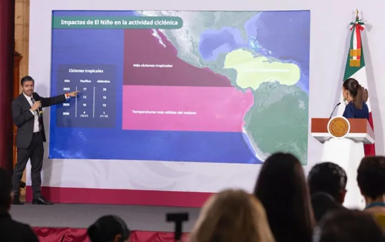 Gobierno federal prepara sistema de alerta por ciclones: presidenta Sheinbaum