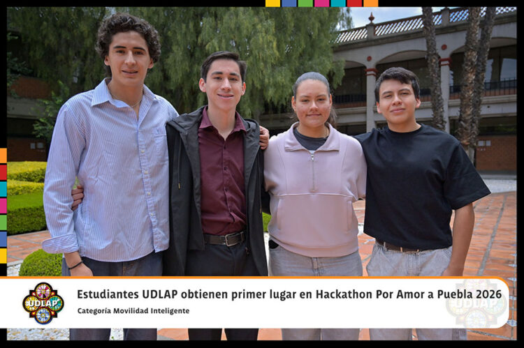 Equipo de la UDLAP supera el desafío de 36 horas y gana un Hackathon sobre movilidad