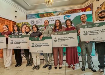 Fortalecen vinculación UTH y ayuntamiento texmeluquense para becas estudiantiles