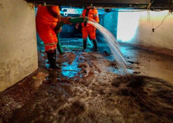Gobierno de Pepe Chedraui efectuó labores de lavado en el Puente de Bubas