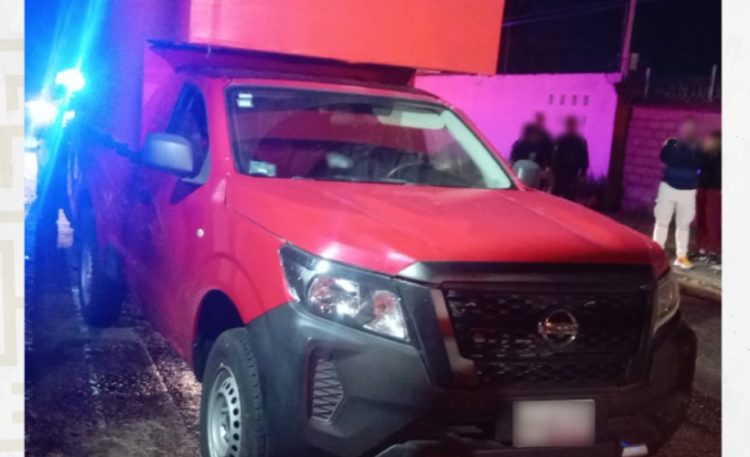 Policía de San Pedro Cholula recupera camioneta con reporte por ordenamiento judicial