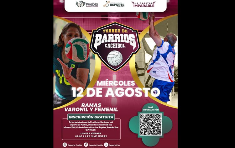 Invita Gobierno de Pepe Chedraui al Torneo de Barrios de Cachibol 2026