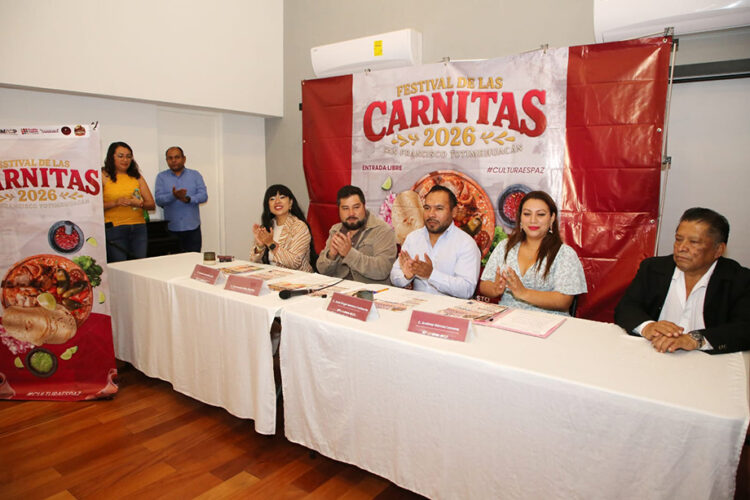 Gobierno de Pepe Chedraui presenta el 5to Festival de las Carnitas en Totimehuacan