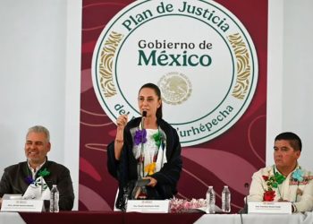 Vamos a cumplir al pueblo p’urhépecha: presidenta Sheinbaum en Cherán, Michoacán