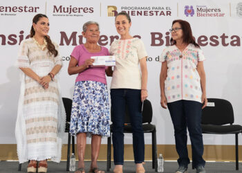 En Acapulco, presidenta Sheinbaum entrega Pensión Mujeres Bienestar