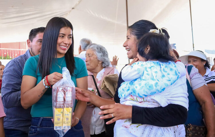 Secretaría de Deporte y Juventud acerca programa Lechetón a San Francisco Totimehuacan