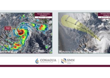 Genevieve evoluciona a categoría 3 en el Pacífico mexicano