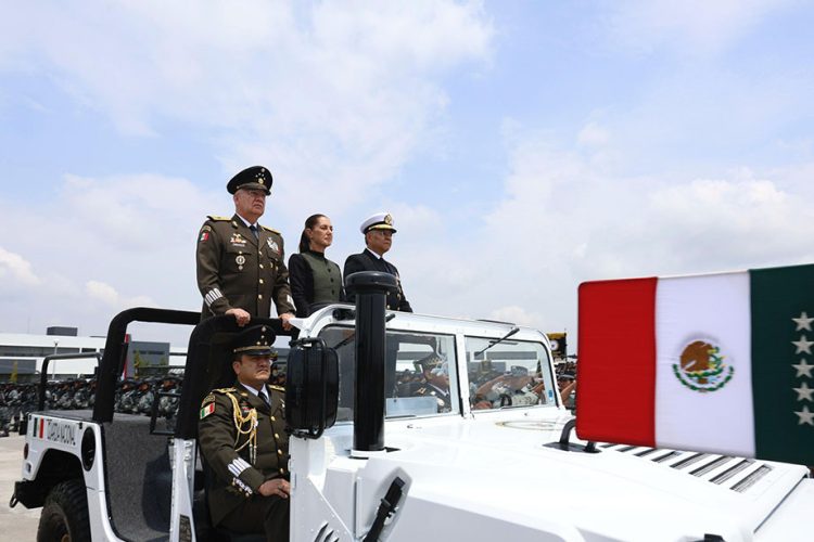 En Estado de México, presidenta Sheinbaum conmemora 7.° Aniversario de la Guardia Nacional