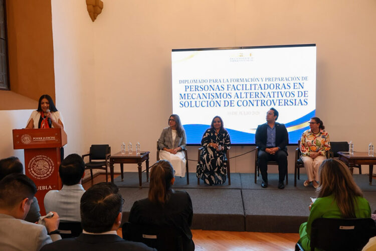 Poder Judicial de Puebla fortalece la formación de especialistas para ofrecer más opciones de solución de conflictos