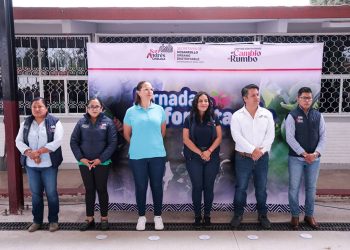 Fortalece Lupita Cuautle cultura ambiental con jornada de reforestación escolar