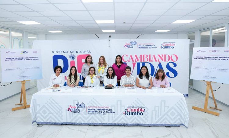 Suma Lupita Cuautle esfuerzos para brindar más apoyos a familias de San Andrés Cholula