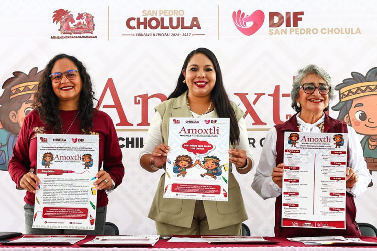 Con Tonantzin Fernández y el DIF Municipal, la educación sigue siendo una prioridad en San Pedro Cholula