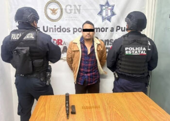 Policía Estatal detiene a hombre armado en Tochimilco
