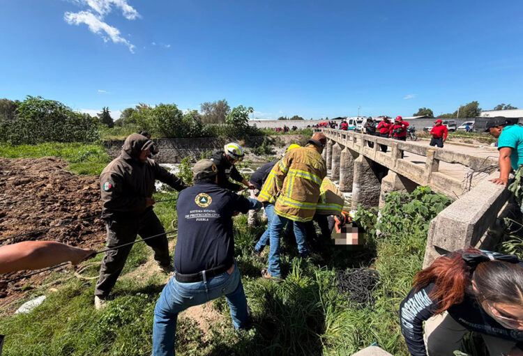Protección Civil localiza cuerpo en el Canal de Valsequillo