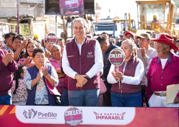 Inicia Pepe Chedraui obras de rehabilitación vial en la Junta Auxiliar de Santa María Xonacatepec