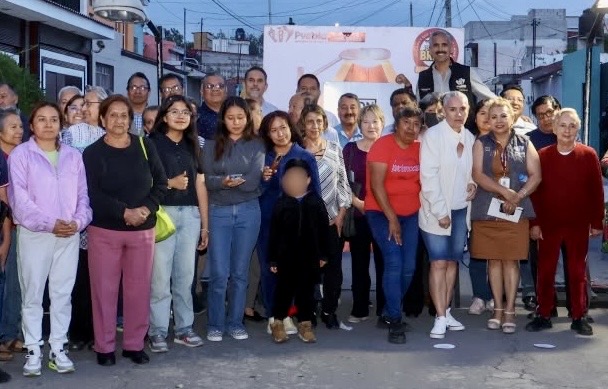 Con Puebla Brilla, Gobierno de Pepe Chedraui moderniza el alumbrado público en Galaxia Bosques de Amalucan