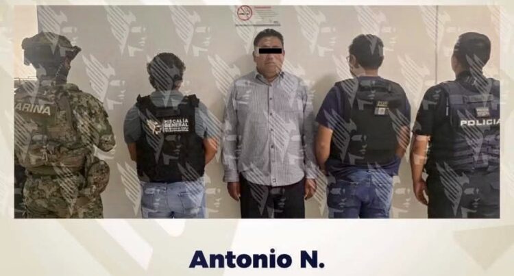 Aprehende Fiscalía General del Estado a Antonio N.