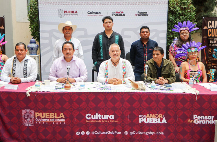 Pueblos originarios realizarán caminata y programa cultural en Centro Histórico de Puebla