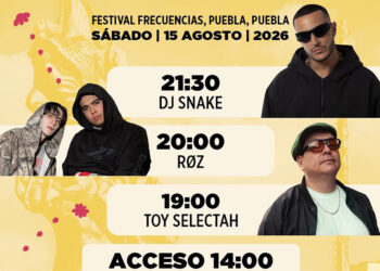 Toy Selectah y Røz se suman al Festival Frecuencias, como parte del circuito nacional de Festivales por la Paz