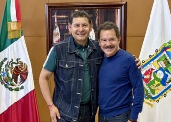 Ignacio Mier y Alejandro Armenta refrendan alianza por el bienestar de Puebla