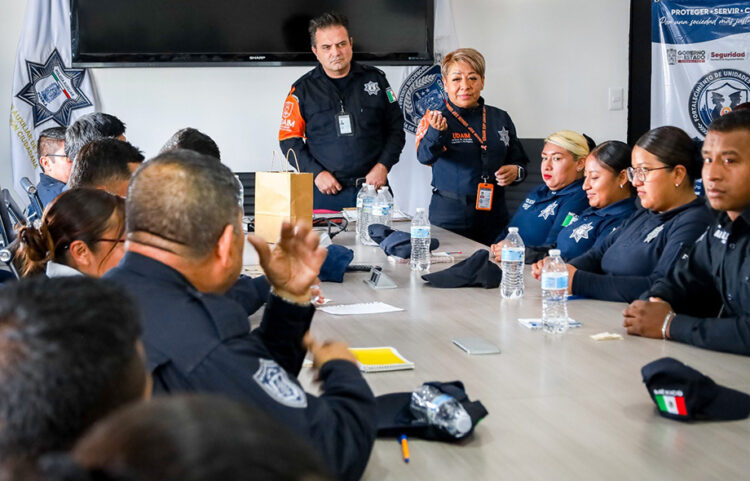 Policía Auxiliar y UDAIM fomentan el cuidado emocional y humano del personal operativo
