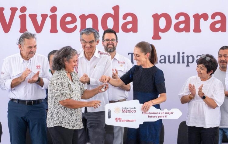 INFONAVIT entrega viviendas del Bienestar a derechohabientes de Tamaulipas