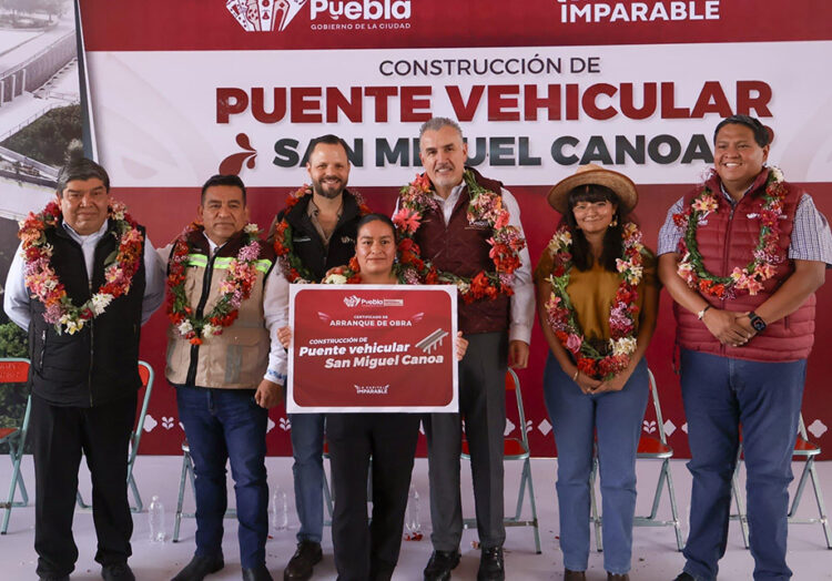 Arranca Gobierno de Pepe Chedraui construcción del Puente Vehicular de San Miguel Canoa