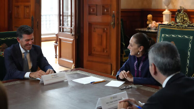 Se reúne Claudia Sheinbaum con presidente de Goldman Sachs