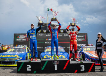 Max Gutiérrez se llevó la Nascar México Series en el Súper Óvalo Potosino