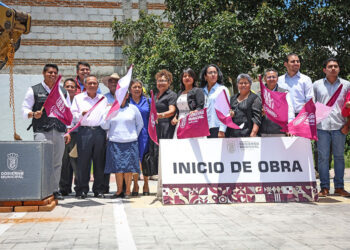 Omar Muñoz inicia construcción de nueva Casa Ejidal
