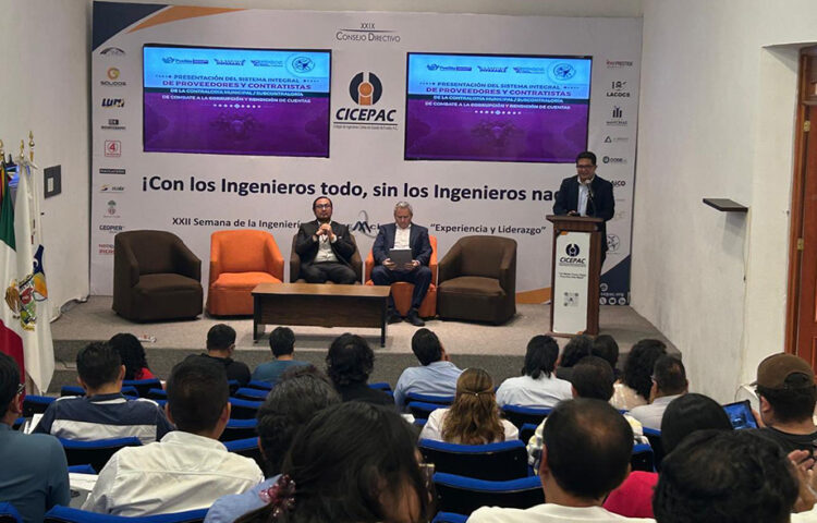 Presentó el Gobierno de Pepe Chedraui, el nuevo SIPROC a socios de la CMIC e integrantes del CICEPAC