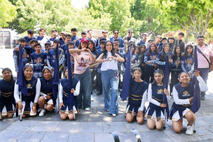 Talento poblano hace vibrar la Copa Marching Juventud 2026 con música y gallardía