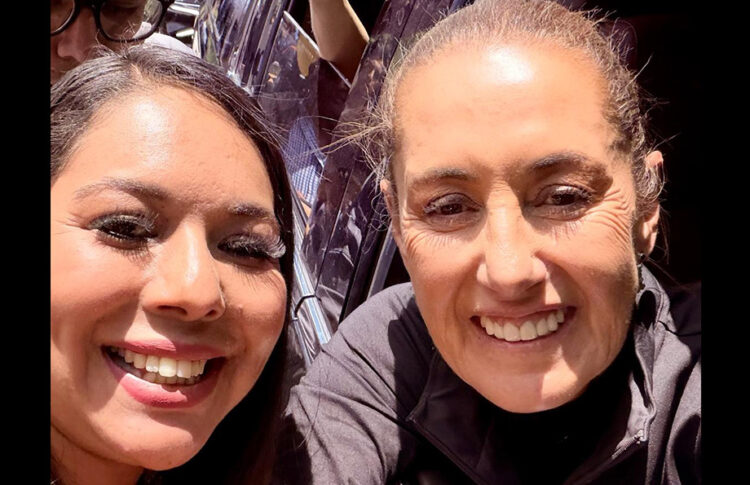 Desde el Izta-Popo, Tonantzin Fernández cierra filas con Claudia Sheinbaum
