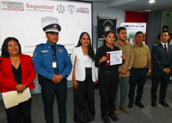 Impulsa Tonantzin Fernández la profesionalización de la Policía Turística de San Pedro Cholula