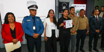 Impulsa Tonantzin Fernández la profesionalización de la Policía Turística de San Pedro Cholula